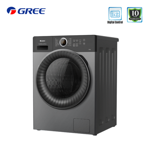 GREE Washing Machine XWKQG 80-B1201Bf1 (8.0 KG) Front Loading - Image 2