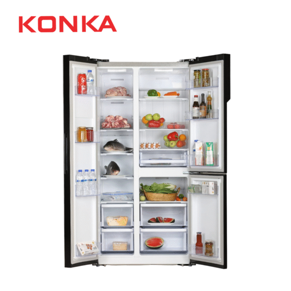 KONKA SIDE BY SIDE REFRIGERATOR KRF-580W - Image 2