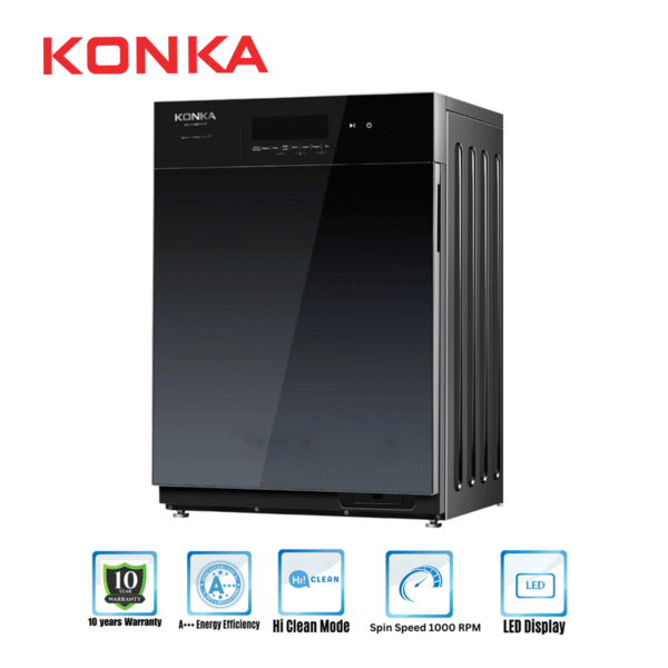 KONKA Washing Machine XG100-8537DW4T (10.0 KG) Front Loading Dry Inverter - Image 2